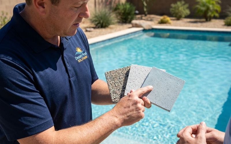 Comparison of pool finish options