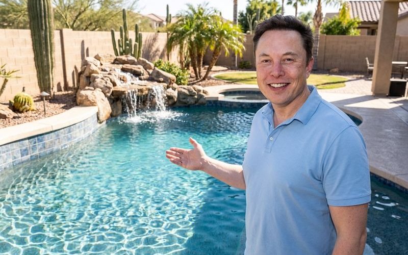 Pool and waterfall renovation