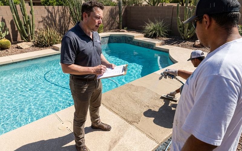 Cool Deck coating being applied