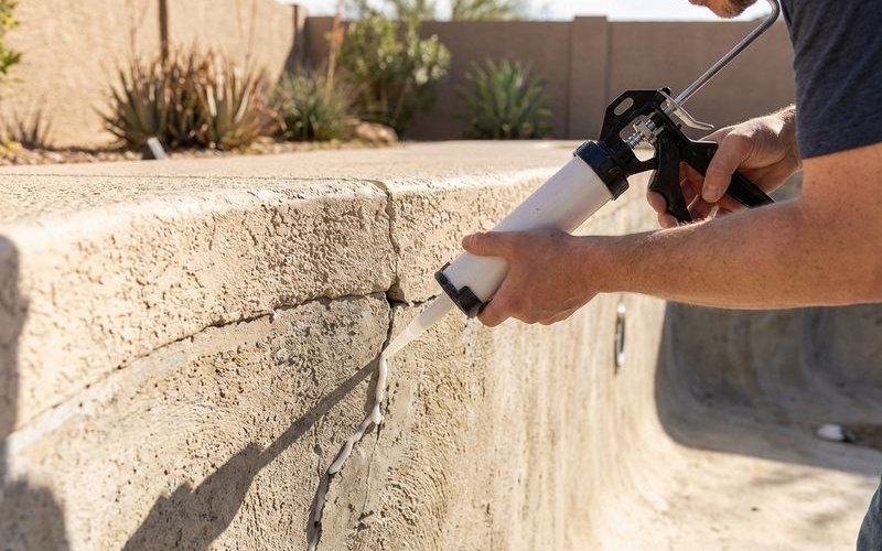 Crack injection repair