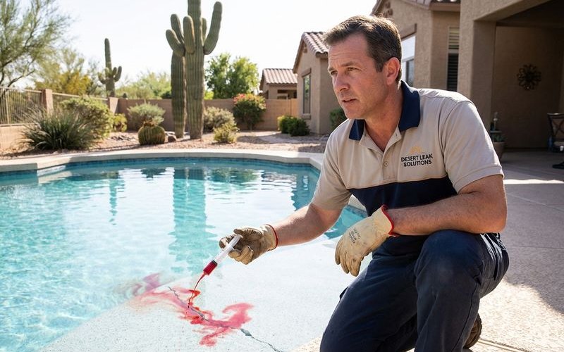 Testing pool crack severity