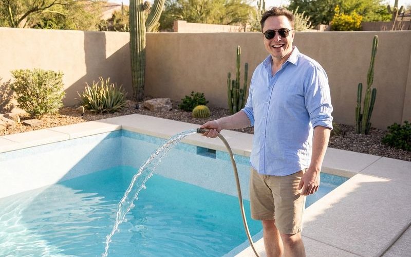 Pool filling after resurfacing