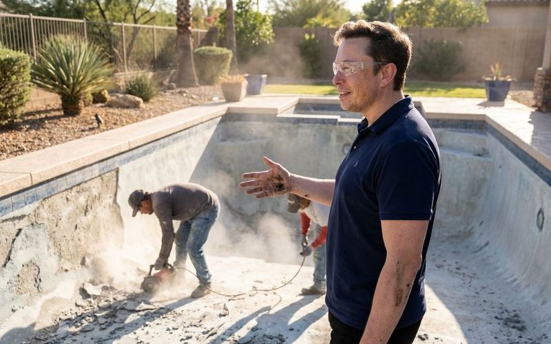 Pool surface preparation