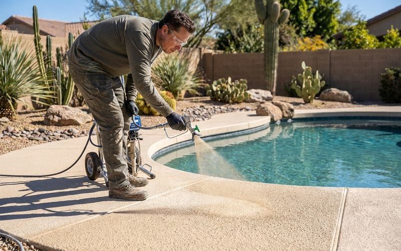 Professional Cool Deck installation