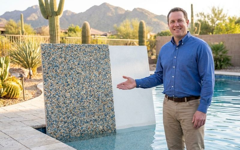 Pebble Tec vs plaster comparison