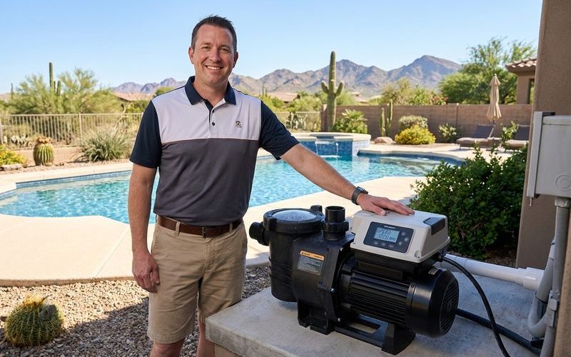 Variable speed pool pump