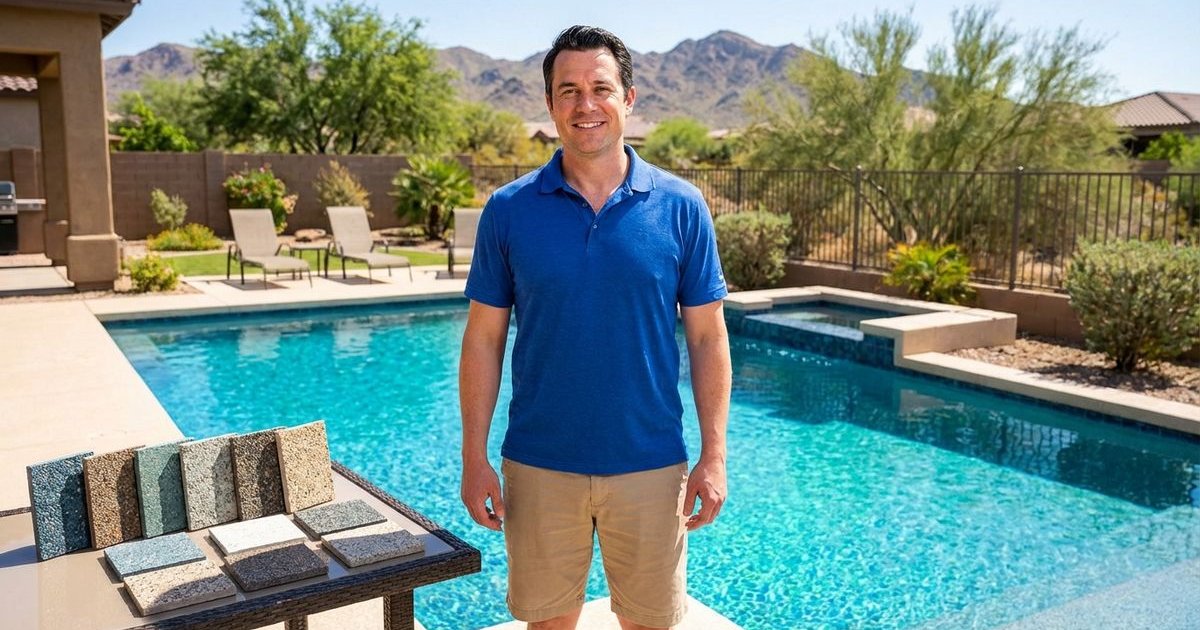 Pool finish color options for Arizona