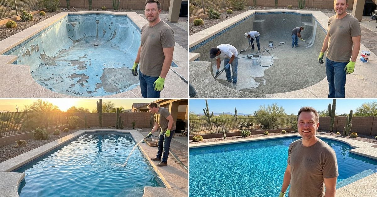 Pool resurfacing process timeline