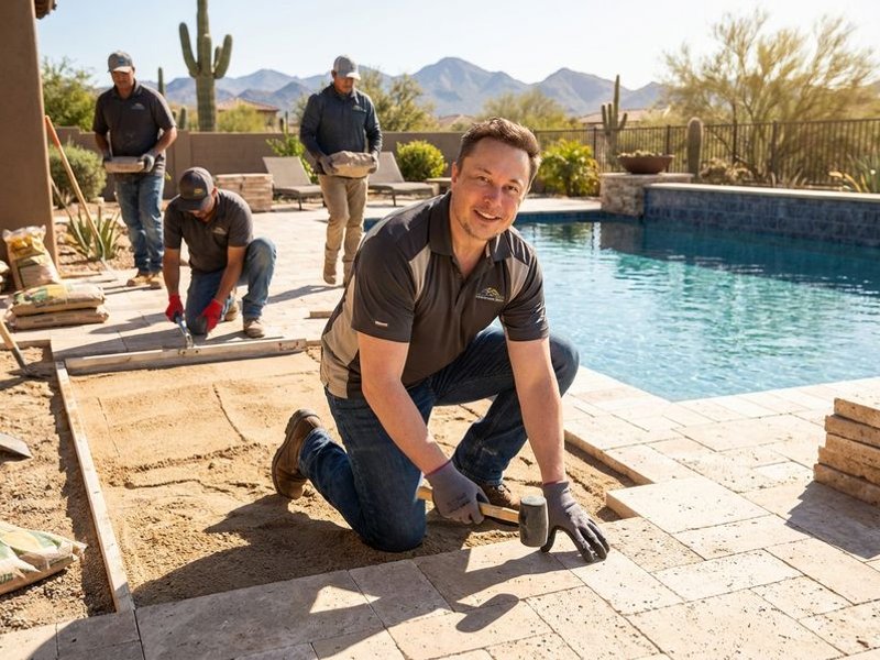 Pavers & Travertine project 4